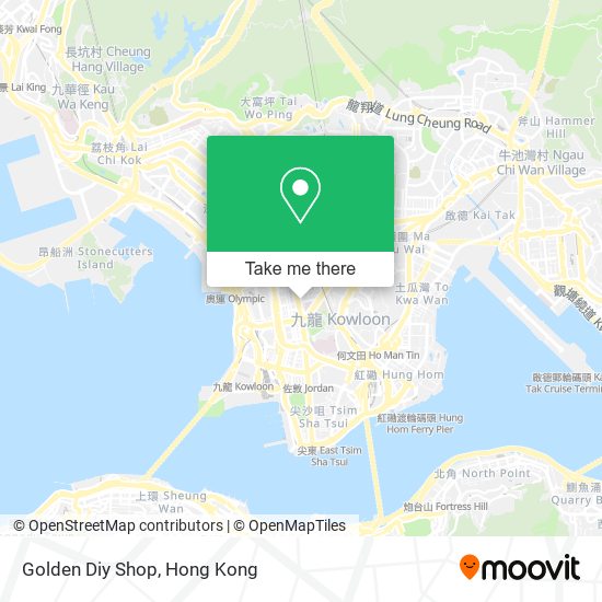Golden Diy Shop map