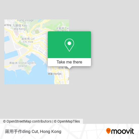 羅用手作ding Cut map