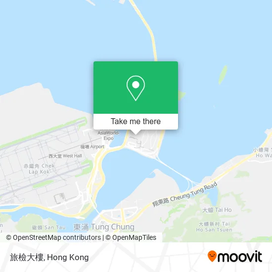 旅檢大樓地圖