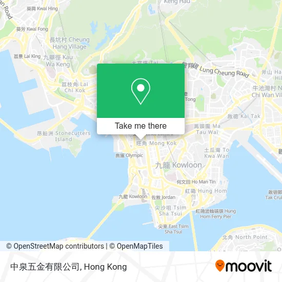 中泉五金有限公司 map