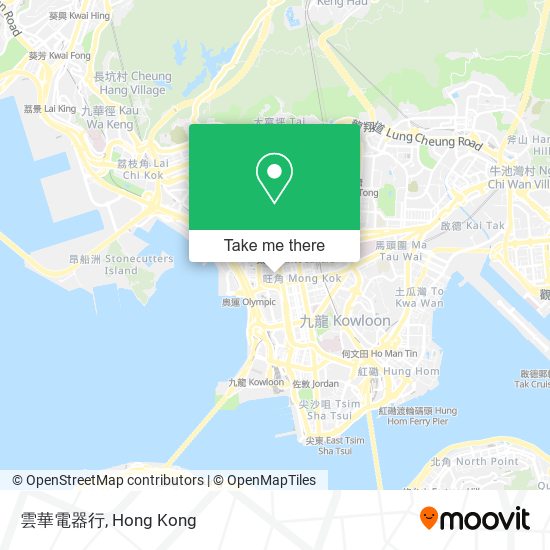 雲華電器行 map