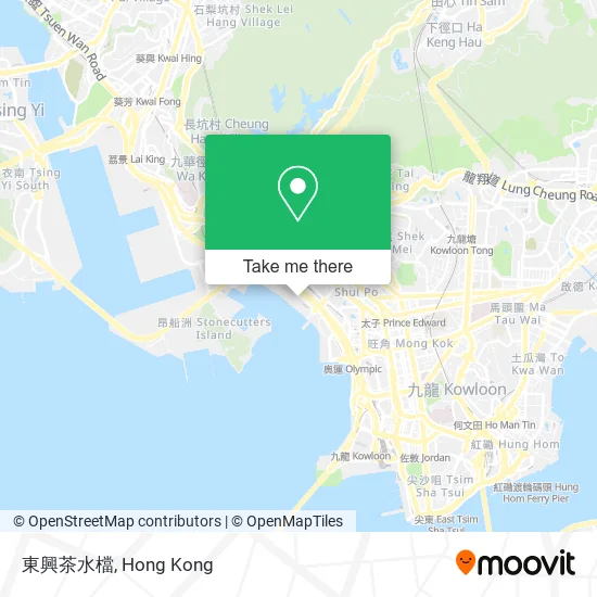 東興茶水檔 map