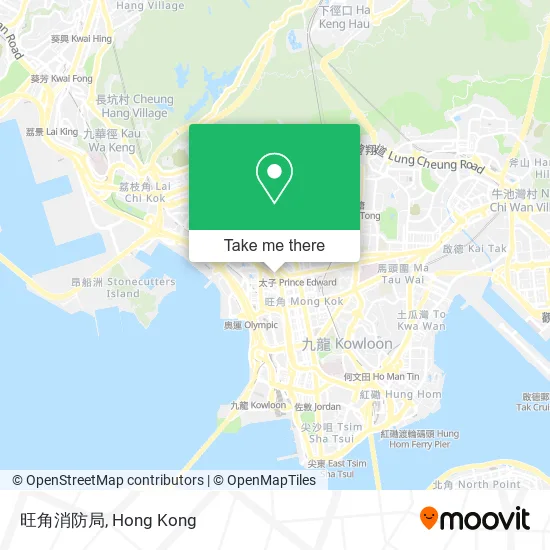 旺角消防局 map