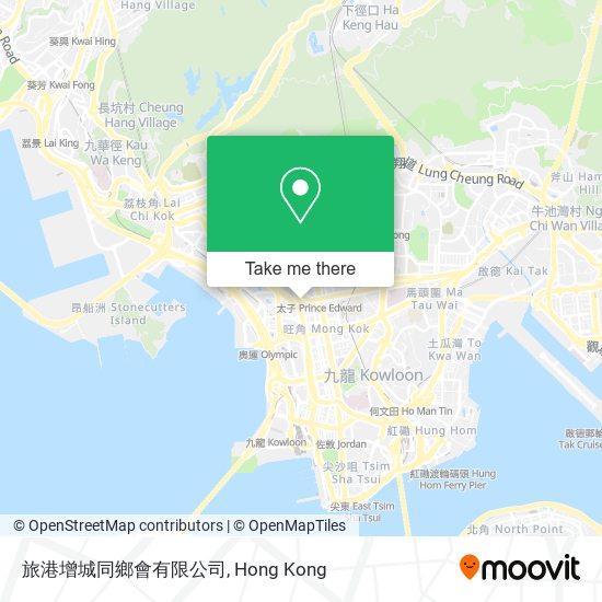 旅港增城同鄉會有限公司地圖