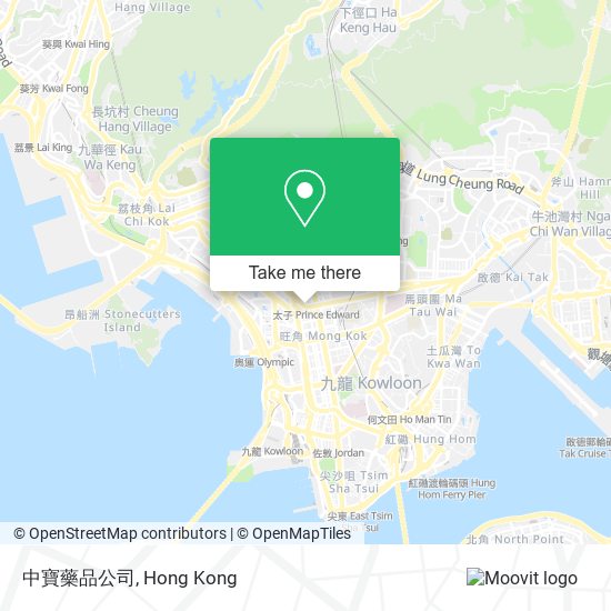 中寶藥品公司 map