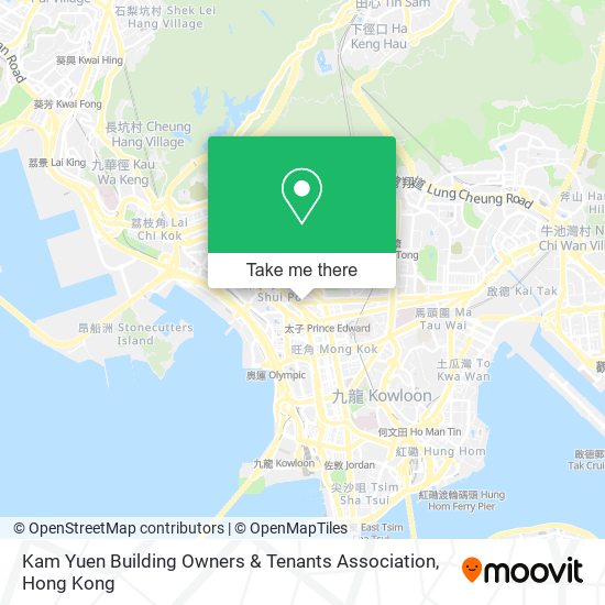 Kam Yuen Building Owners & Tenants Association map