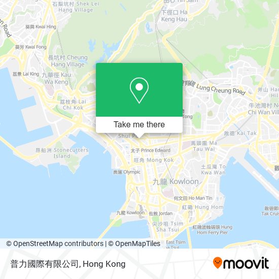 普力國際有限公司 map