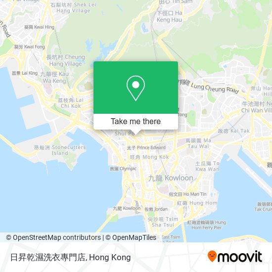 日昇乾濕洗衣專門店 map