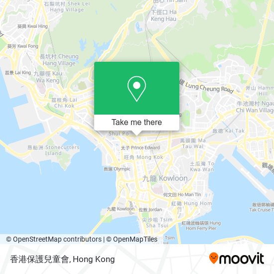 香港保護兒童會 map