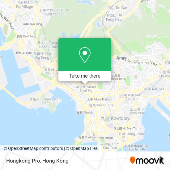 Hongkong Pro map