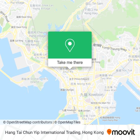 Hang Tai Chun Yip International Trading map