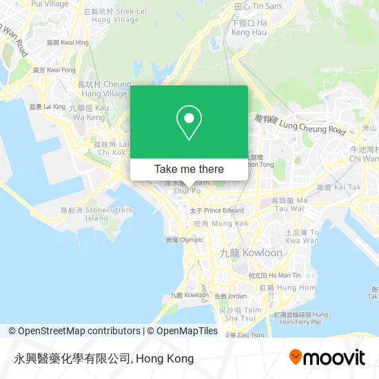 永興醫藥化學有限公司地圖