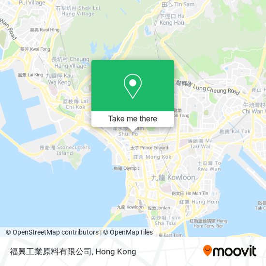 福興工業原料有限公司 map