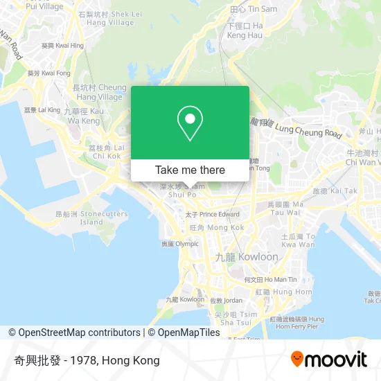 奇興批發 - 1978 map