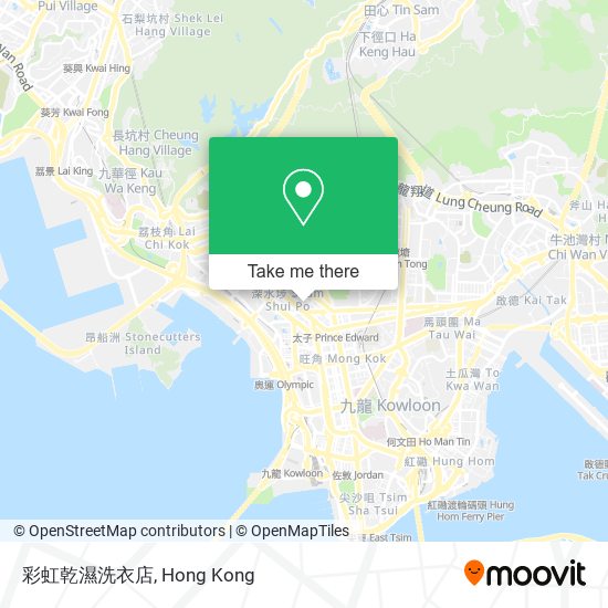 彩虹乾濕洗衣店 map