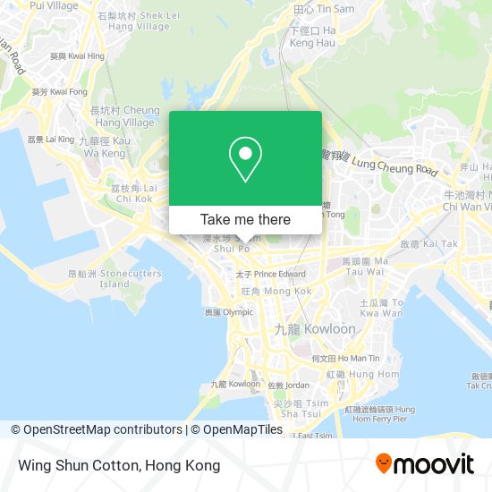 Wing Shun Cotton map