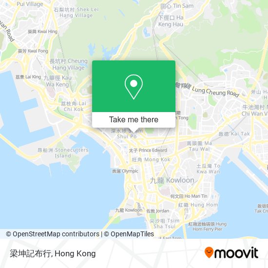 梁坤記布行地圖