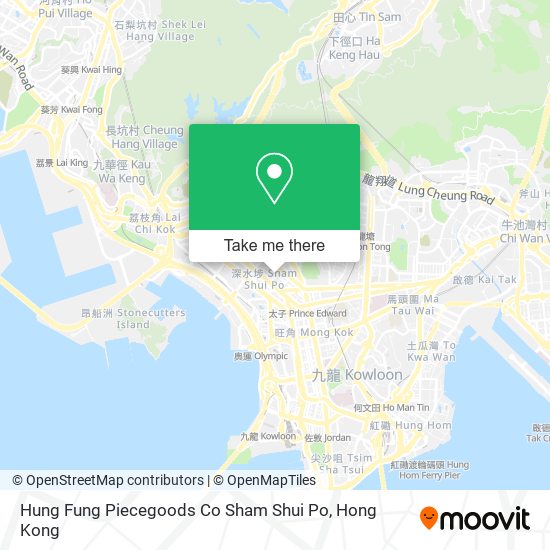 Hung Fung Piecegoods Co Sham Shui Po map
