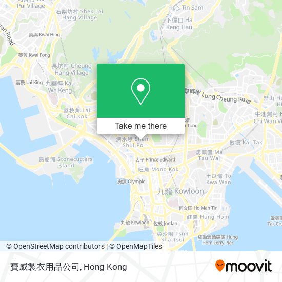 寶威製衣用品公司 map