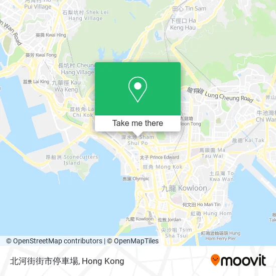 北河街街市停車場地圖