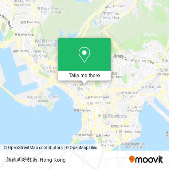 新德明粉麵廠地圖