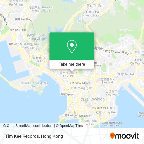 Tim Kee Records map