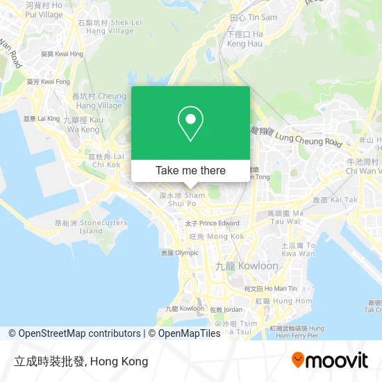 立成時裝批發 map