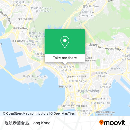 週波泰國食品 map