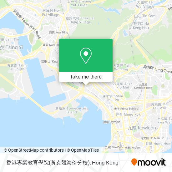 香港專業教育學院(黃克競海傍分校) map