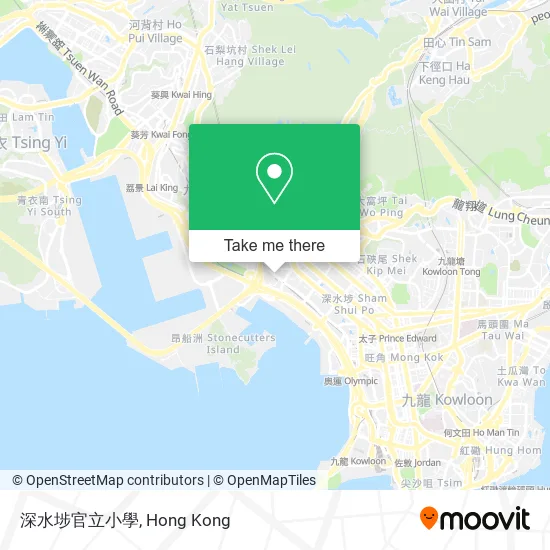 深水埗官立小學地圖