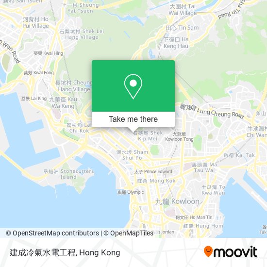 建成冷氣水電工程 map