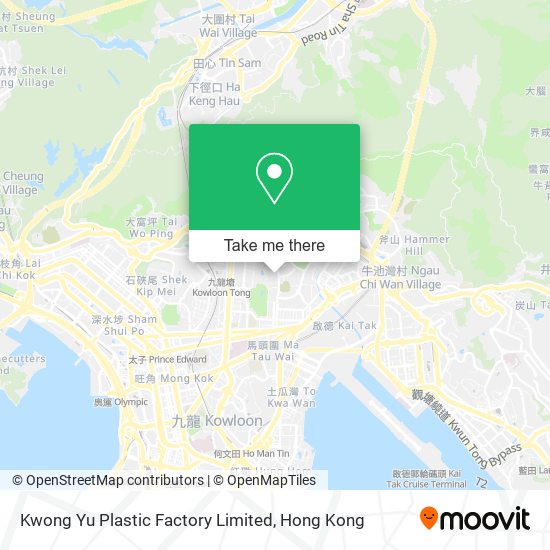 Kwong Yu Plastic Factory Limited map