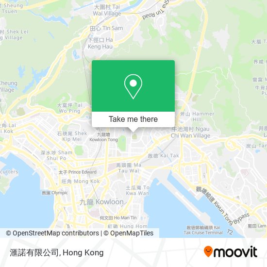 滙諾有限公司 map