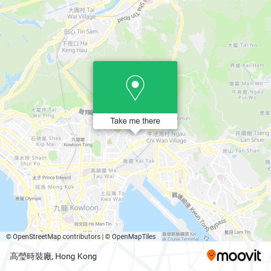 高瑩時裝廠 map