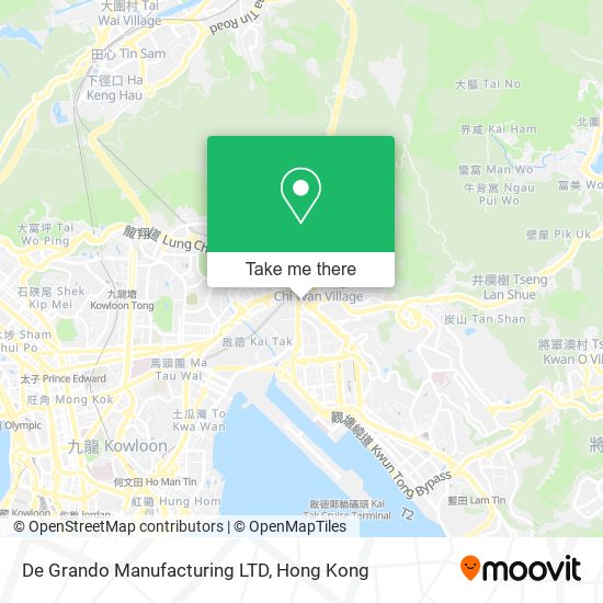 De Grando Manufacturing LTD map
