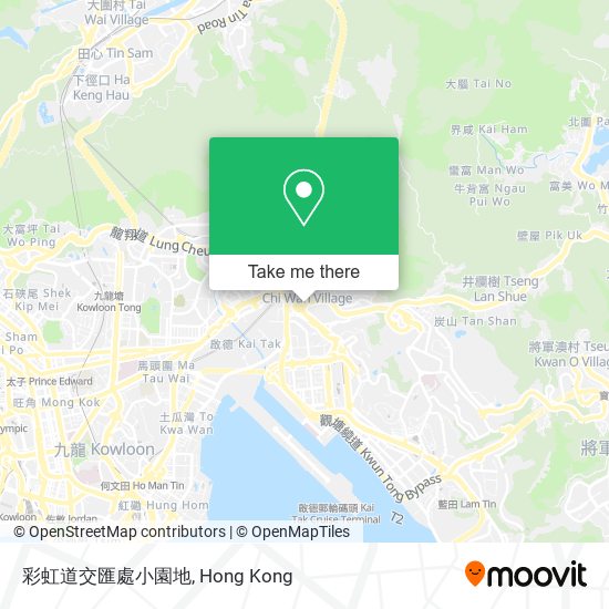 彩虹道交匯處小園地 map