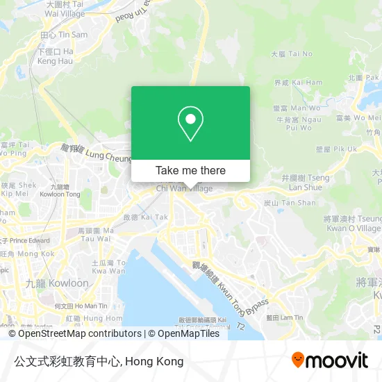 公文式彩虹教育中心地圖