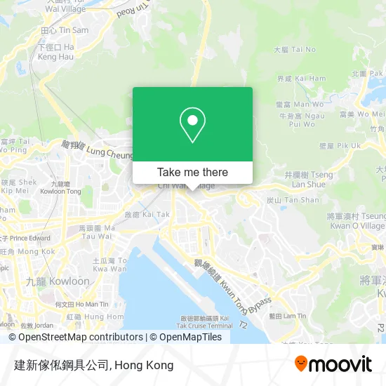 建新傢俬鋼具公司地圖