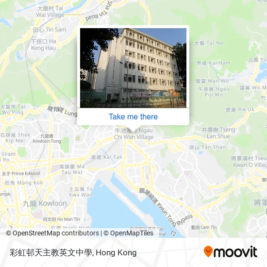 彩虹邨天主教英文中學 map