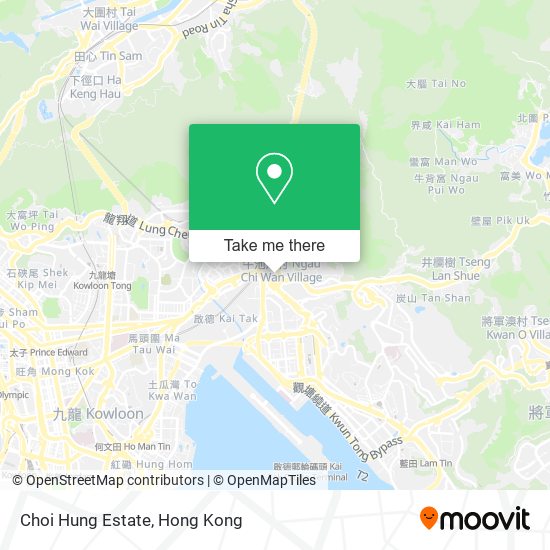 Choi Hung Estate map