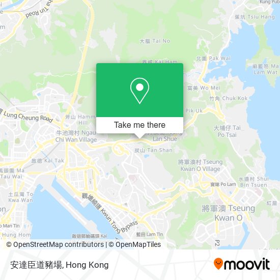 安達臣道豬場 map