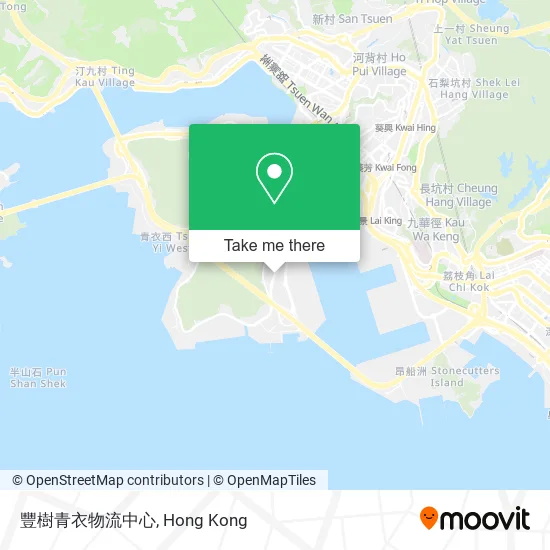 豐樹青衣物流中心地圖