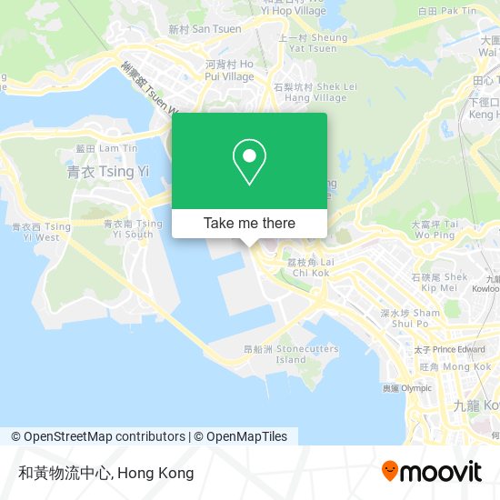 和黃物流中心 map