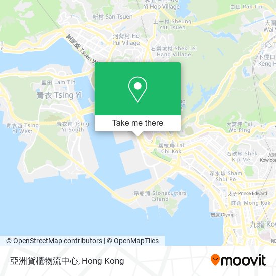 亞洲貨櫃物流中心 map