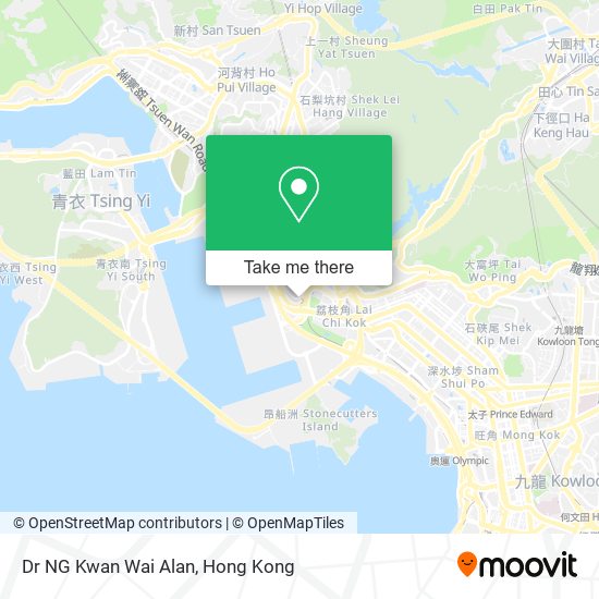 Dr NG Kwan Wai Alan map