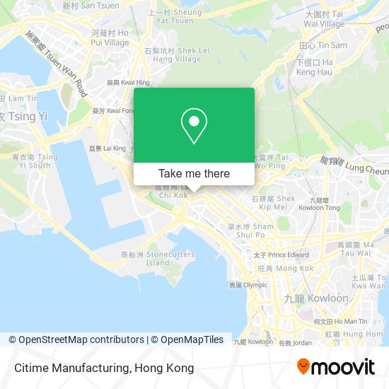 Citime Manufacturing map