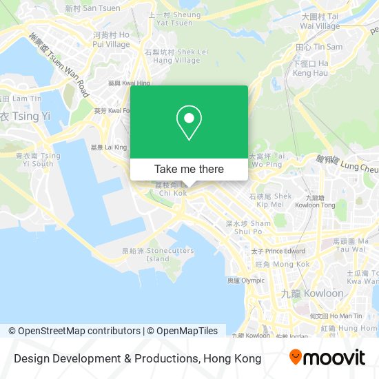 Design Development & Productions map