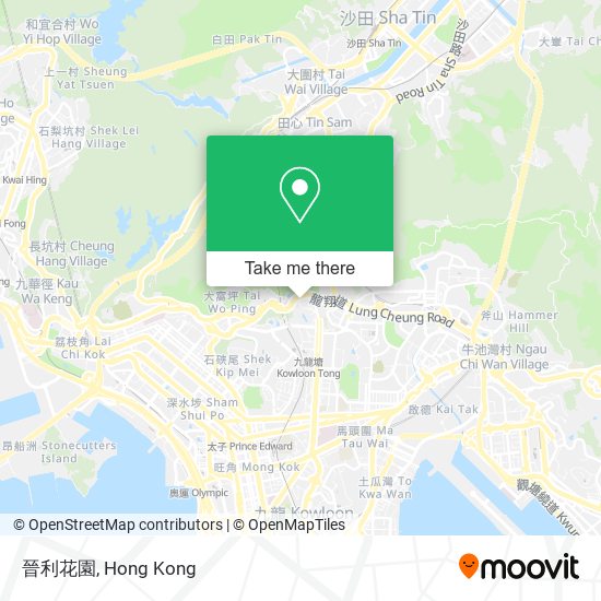 晉利花園地圖