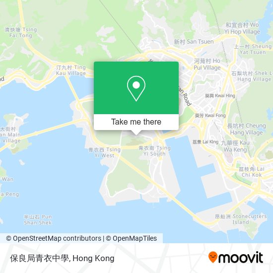 保良局青衣中學 map