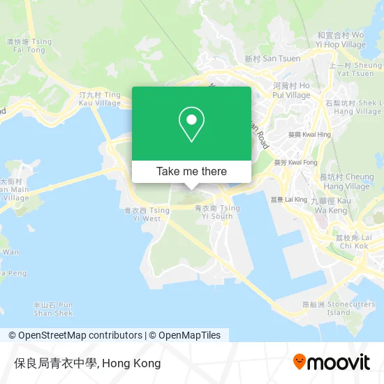 保良局青衣中學地圖